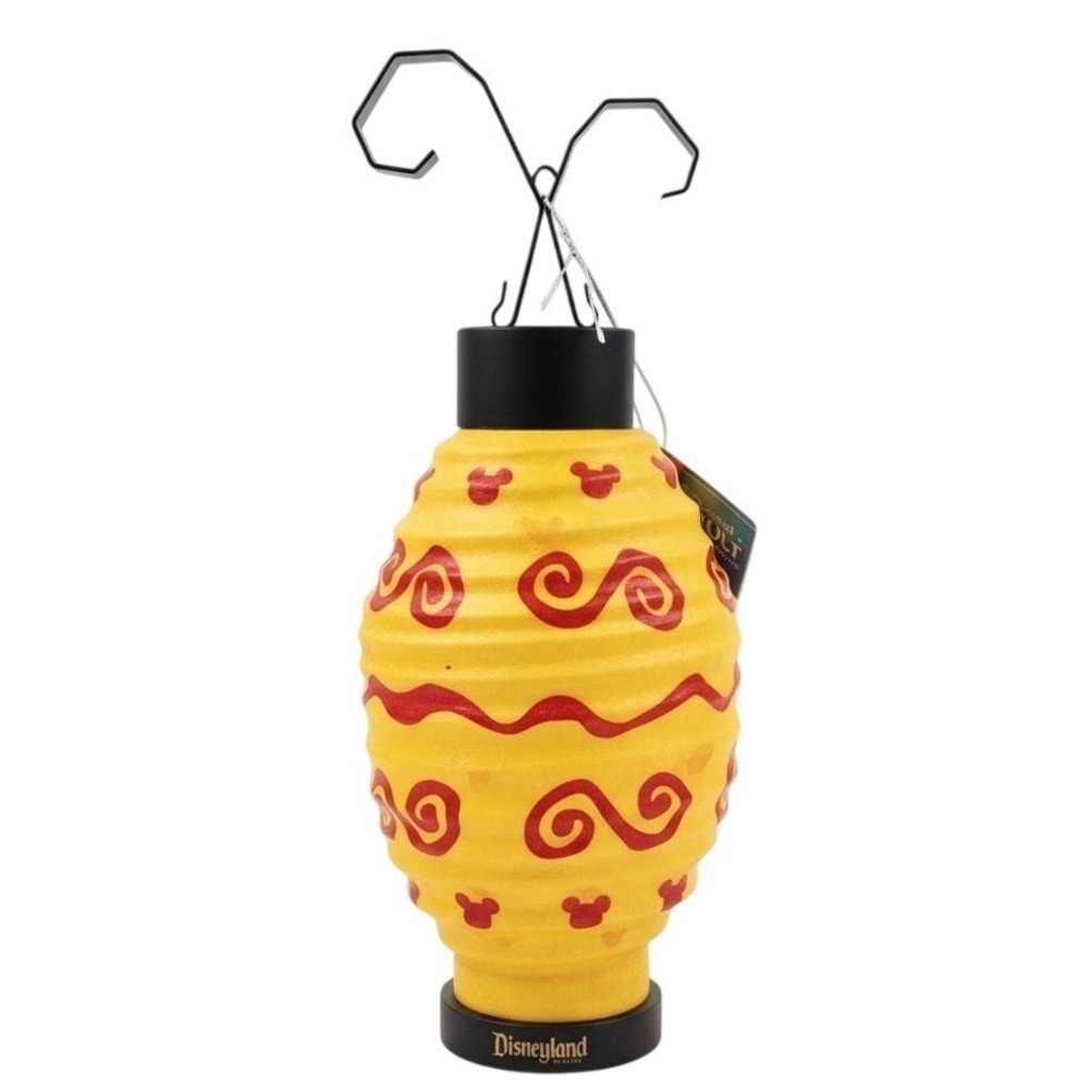 Disney Mad Tea Party Tabletop Light Vault Collection Yellow Mickey Lantern New